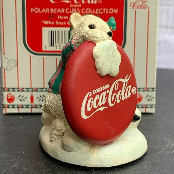 Who Said Girls Cant Throw - Coca-Cola Polar Bears Cubs Collection from 1995 - Picture 4 of 7